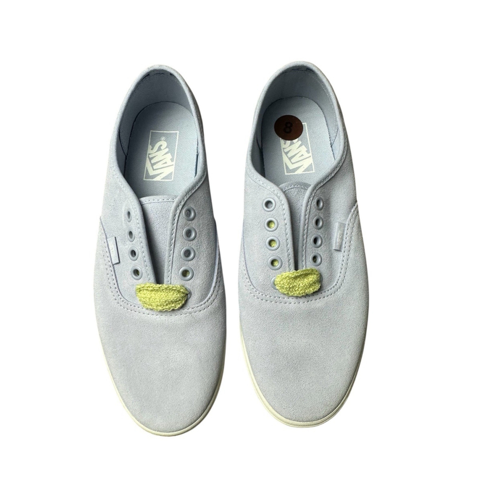 VANS Authentic Lowpro Fat Lace Lime Sherbet Size 8 Men / 9.5 Women